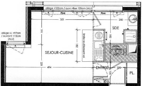 Appartement 1 pièce - 44000 Nantes