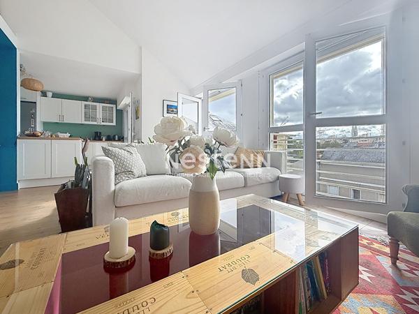 Appartement 5 pièces lumineux à vendre à Angers - Dernier étage avec garage et cave