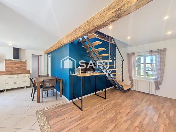 Charmante longère édifiée sur un terrain de 2477m²