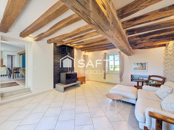 Charmante longère édifiée sur un terrain de 2477m²