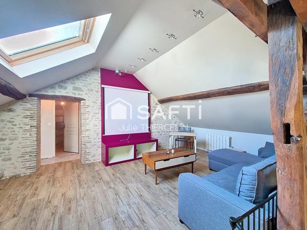 Charmante longère édifiée sur un terrain de 2477m²