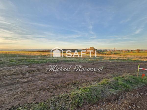 À VENDRE – Terrain constructible à Saint-Martin-d’Auxy