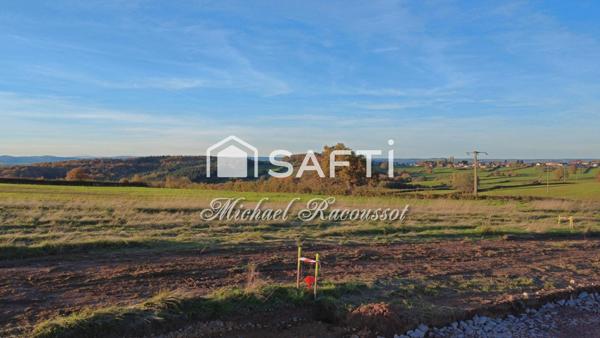 À VENDRE – Terrain constructible à Saint-Martin-d’Auxy