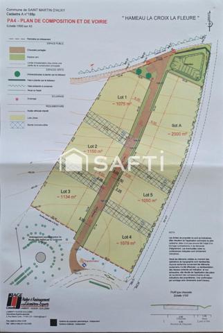 À VENDRE – Terrain constructible à Saint-Martin-d’Auxy
