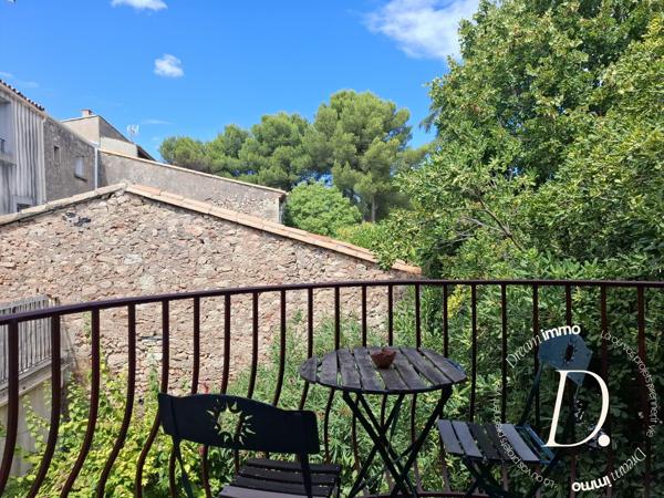 BOUZIGUES – MAISON VIGNERONNE 128 M² – GARAGE DE 112 M² – COUR