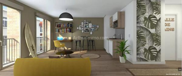 Location Appartement 1 pièces 22 m2 à Reims