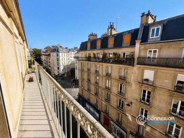 Paris 18e – Jules Joffrin / Marcadet – 2 pièces balcon filant
