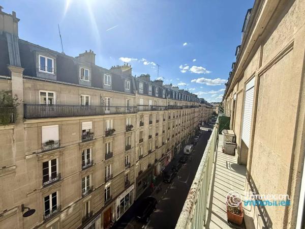 Paris 18e – Jules Joffrin / Marcadet – 2 pièces balcon filant