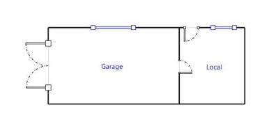 Maison mitoyenne - terrain - dépendance
