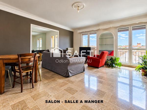 APPARTEMENT T4 TRAVERSANT 93 m² + PARKING + CAVE |  SAINT-MARTIN / PERPIGNAN