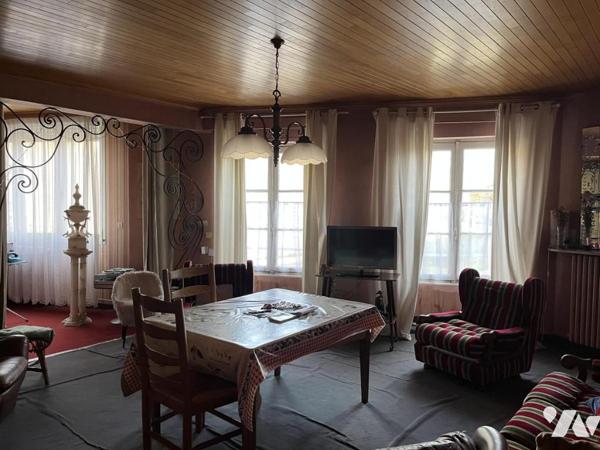 Local commercial et appartement T5 centre-ville