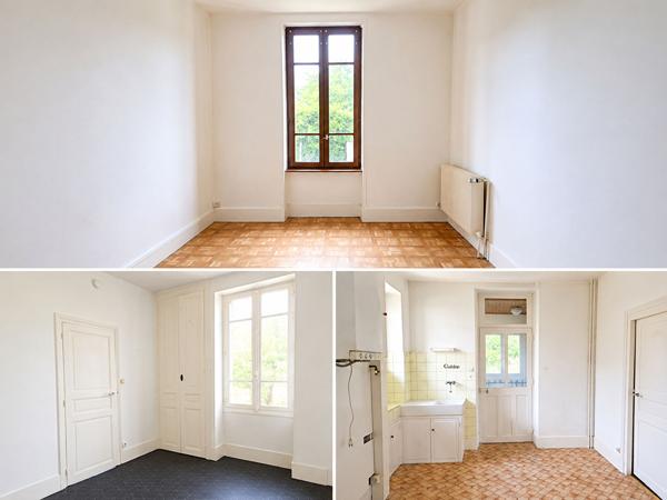 Immeuble de rapport (3 appartements, 3 garages)  T2, T3 et T5 au Creusot - Idéal investisseurs !