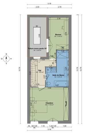 Maison coup de cœur. Belle pièce a vivre vue sur le jardin ,à l'étage une suite parentale avec salle de bain et un bureau , ensuite 2 chambres 1sdd MARCQ EN BAROEUL