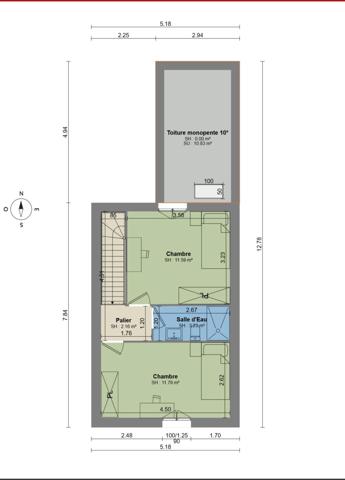 Maison coup de cœur. Belle pièce a vivre vue sur le jardin ,à l'étage une suite parentale avec salle de bain et un bureau , ensuite 2 chambres 1sdd MARCQ EN BAROEUL