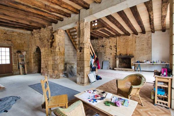 Maison ancienne - Sarlat-la-caneda bien en pierre dans les anciens remparts de SARLAT - Terrasses - cours intérieure -