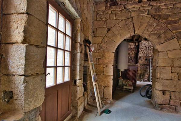 Maison ancienne - Sarlat-la-caneda bien en pierre dans les anciens remparts de SARLAT - Terrasses - cours intérieure -