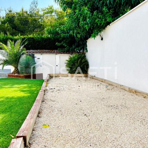 Maison de prestige, jardin, piscine, neuf, calme