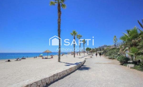 appartement RDC plage direct baie des anges