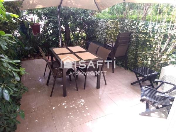 appartement RDC plage direct baie des anges