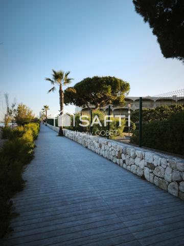 appartement RDC plage direct baie des anges