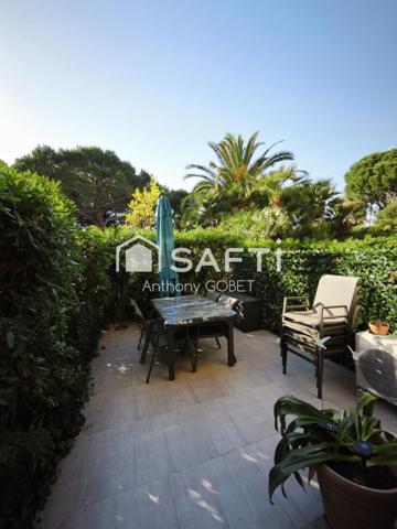 appartement RDC plage direct baie des anges