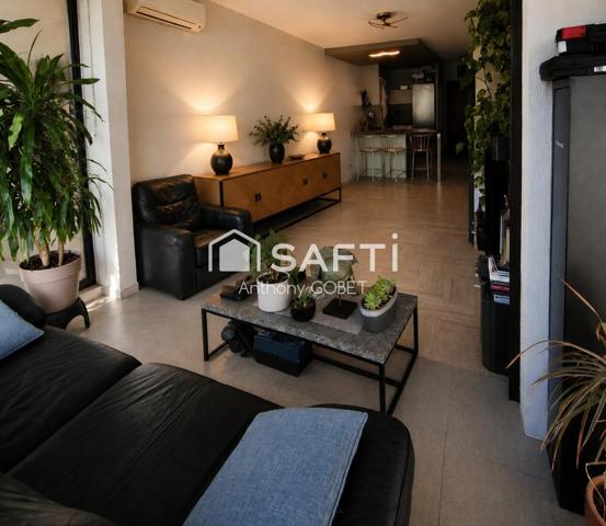 appartement RDC plage direct baie des anges