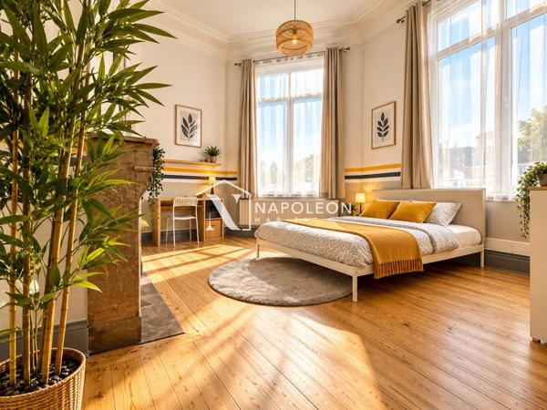 Chambre meublée 33,96 m² – Colocation Lille Fives