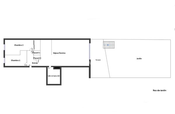 PUTEAUX / Rouget de Lisle - Appartement 3 pièces 57m² - Jardin/Terrasse 75m² - 1 Cave