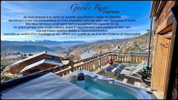 Font-Romeu (66) – Appartement T4 mezzanine de prestige avec vue panoramique dernier étage.