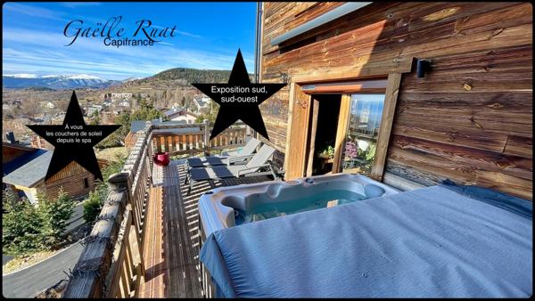 Font-Romeu (66) – Appartement T4 mezzanine de prestige avec vue panoramique dernier étage.