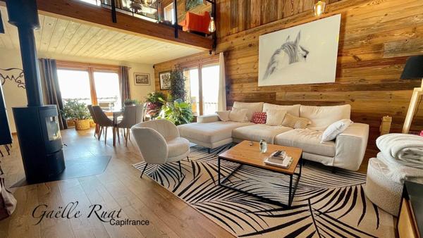Font-Romeu (66) – Appartement T4 mezzanine de prestige avec vue panoramique dernier étage.