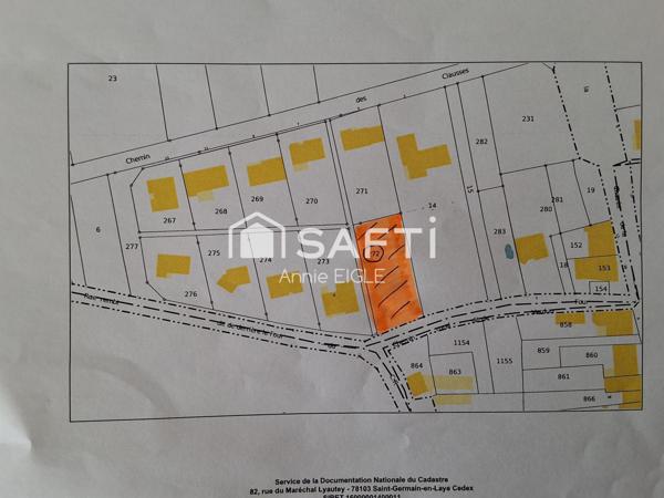 Joli terrain rectangulaire avec magnifique vue
