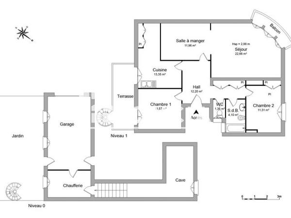 Location Appartement 3 pièces 88.5 m² - 1 RUE DE SAINT EXUPERY Perpignan 66000