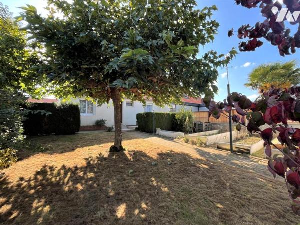 Nantes Nord Hippodrome, maison T3 de 58 m² + combles + garages, sur parcelle de 416 m²