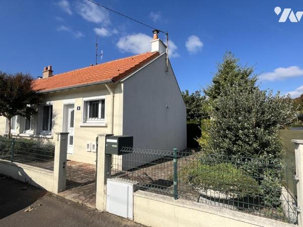 Nantes Nord Hippodrome, maison T3 de 58 m² + combles + garages, sur parcelle de 416 m²