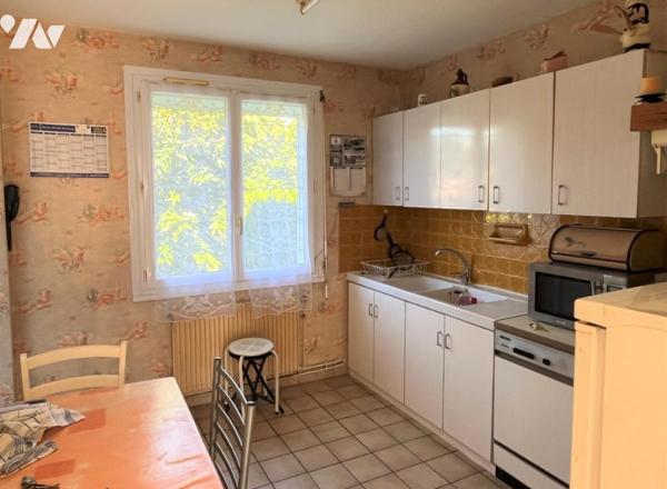 Nantes Nord Hippodrome, maison T3 de 58 m² + combles + garages, sur parcelle de 416 m²