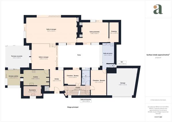 Maison familiale 5 chambres avec piscine et jardin en vente La Colle-sur-Loup (06480)