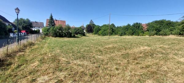 Beau terrain plat à bâtir de 11 ares à Dimbsthal