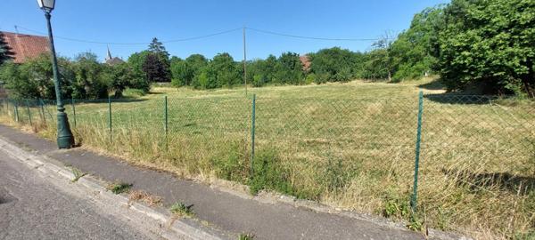 Beau terrain plat à bâtir de 11 ares à Dimbsthal