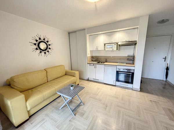 Cannes Montfleury beau studio avec grande terrasse centre ville