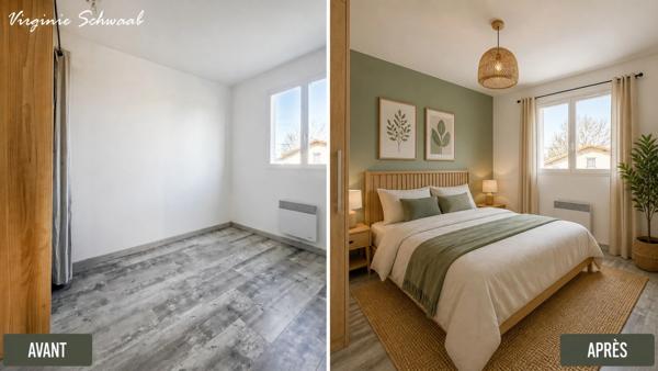 Habas (40) Maison de plain-pied à vendre, 5 pièces + 2 pièces indépendant, au calme sur un terrain de 1700 m2
