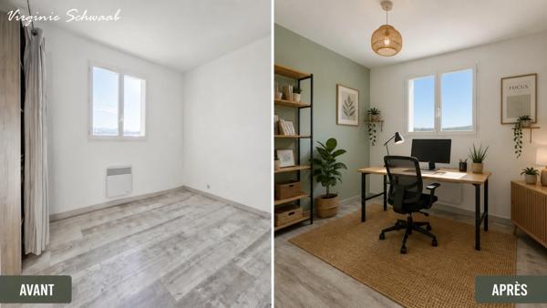 Habas (40) Maison de plain-pied à vendre, 5 pièces + 2 pièces indépendant, au calme sur un terrain de 1700 m2