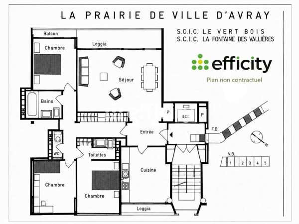 Appartement
         4 pièces
        - 99 m² Exclusivité 620 000 € *