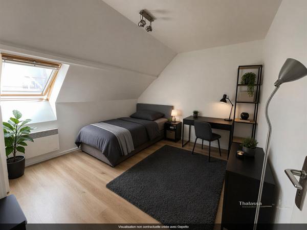 Duplex T3 bis de 88m² centre ville Erdre avec stationnement, Nantes 44000
