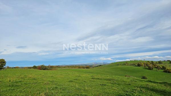 Au coeur du Pays de Salers, à 30 minutes d'Aurillac, à vendre sur un terrain de 1100 m², maison en pierre de 4 pièces d'une surface de 93 m².