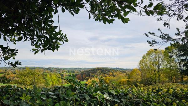 Au coeur du Pays de Salers, à 30 minutes d'Aurillac, à vendre sur un terrain de 1100 m², maison en pierre de 4 pièces d'une surface de 93 m².