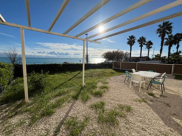 Appartement 2 pièces 38m² Jardin 175m² en Front de mer