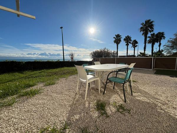 Appartement 2 pièces 38m² Jardin 175m² en Front de mer