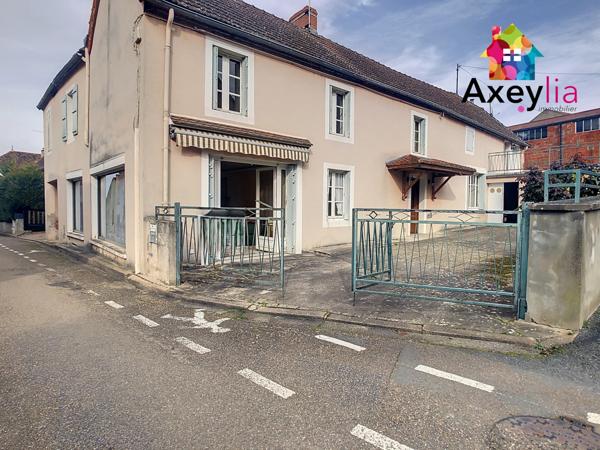 Saint-Agnan (71160) Maison T6 + appartement T2 + garage et jardin