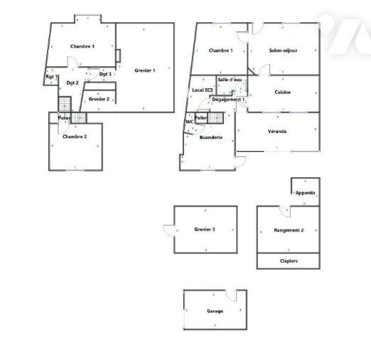 MAISON DE BOURG de 70m² avec garage au coeur de MAROLLES LES BRAULTS